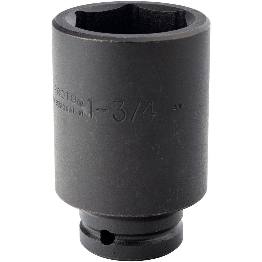 Proto J07528L Impact Socket 3/4" Drive, 1-3/4" Socket, Hex Drive