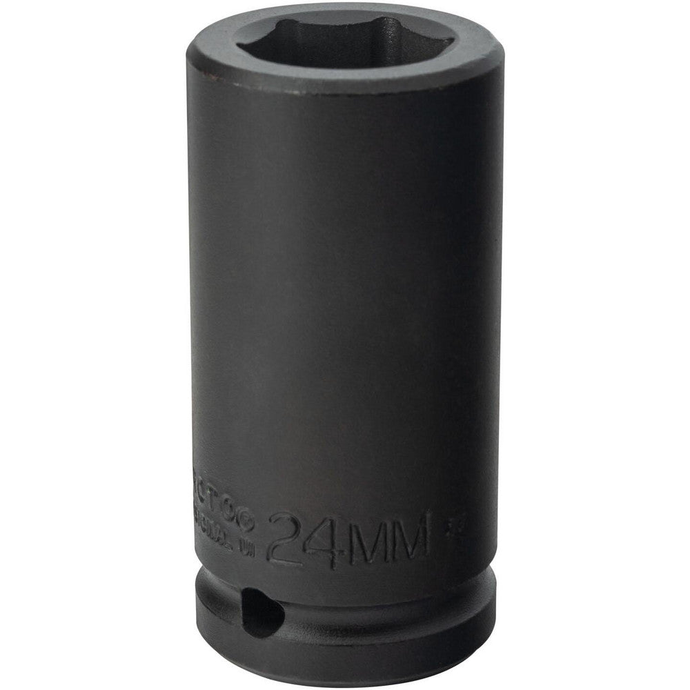 Proto J07524ML Impact Socket 3/4" Drive, 24mm Socket, Hex Drive