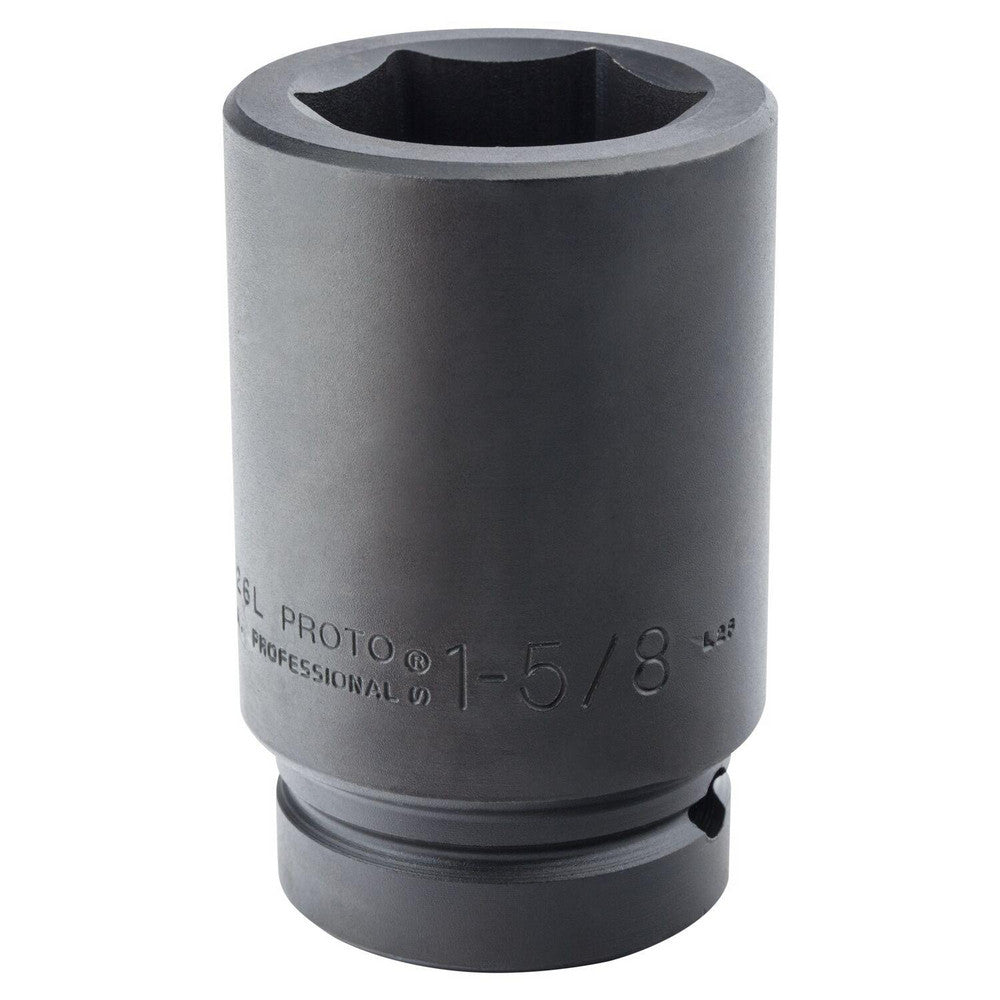 Proto J10026L Impact Socket 1" Drive, 1-5/8" Socket, Hex Drive