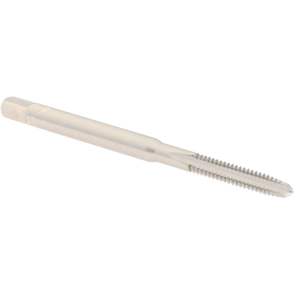 Hertel K011006AS Straight Flute Tap #4-40 UNC, 3 Flute, Plug Chamfer, High-Speed Steel, Bright/Uncoated Finish