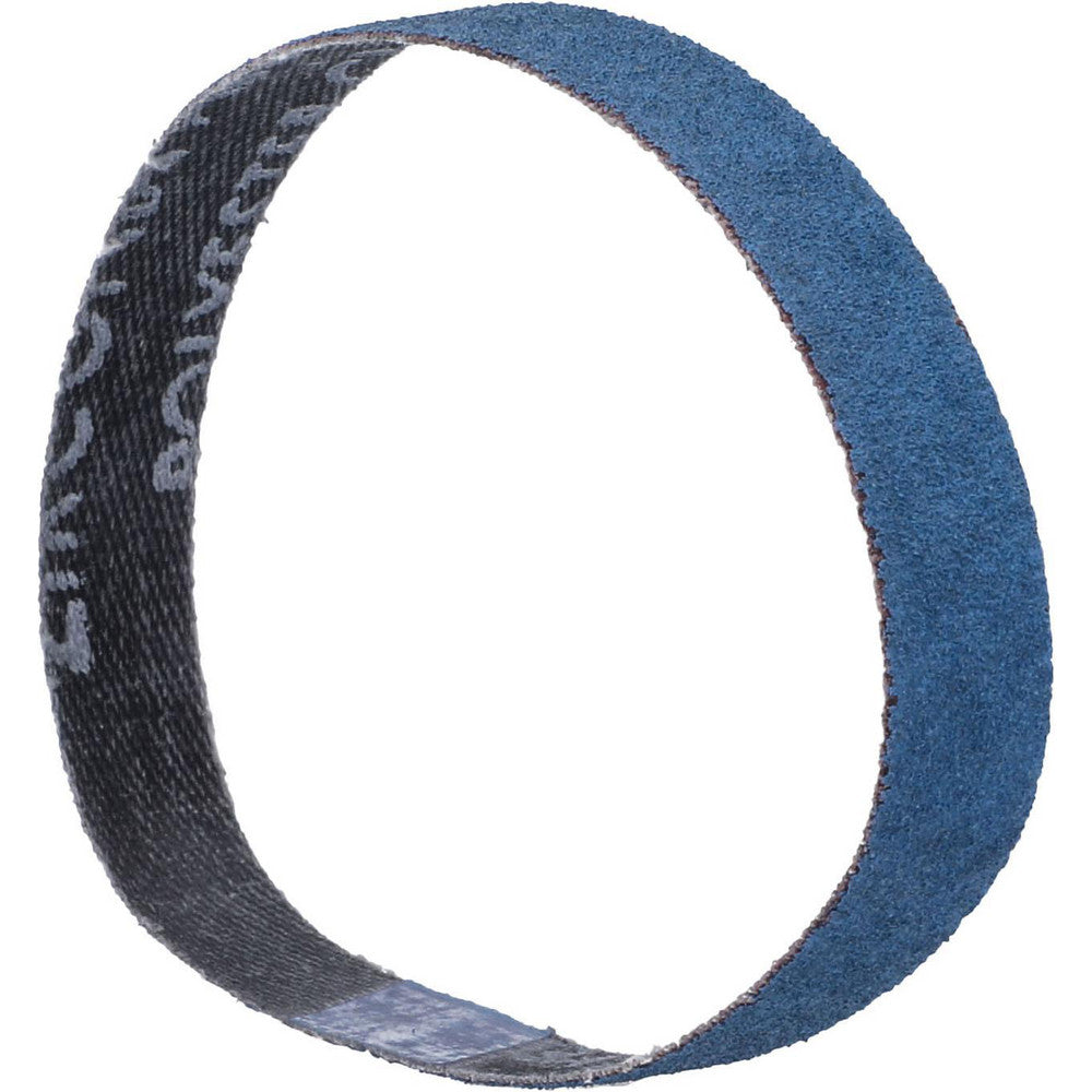 Norton 78072728744 Abrasive Belt 1/2" Wide, 12" Long, 80 Grit, Zirconia Alumina