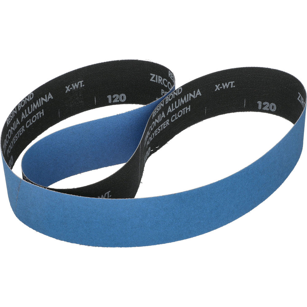 Norton 78072728615 Abrasive Belt 2" Wide, 48" Long, 120 Grit, Zirconia Alumina