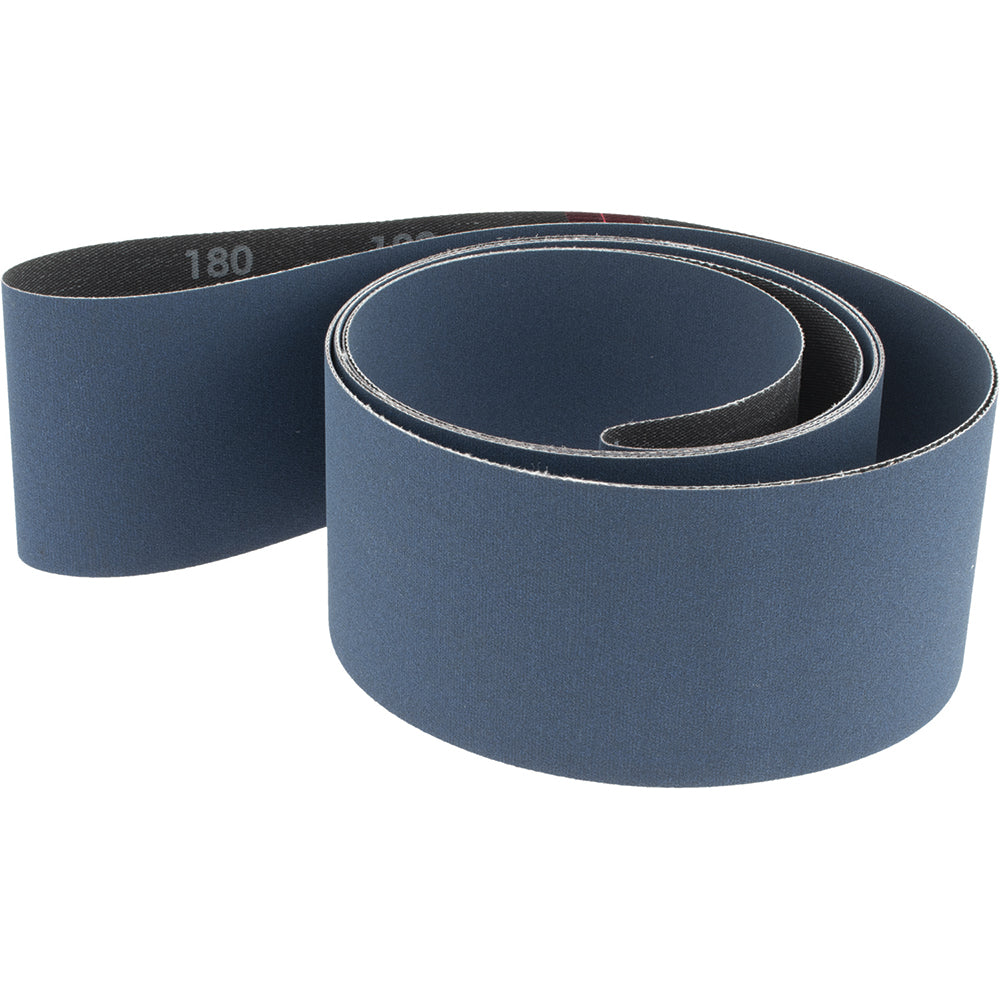 Norton 78072728785 Abrasive Belt 3" Wide, 132" Long, 180 Grit, Zirconia Alumina