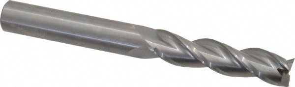 Kennametal 5059167 Square End Mill 1/2'' Dia, 2'' LOC, 1/2'' Shank Dia, 4-1/2'' OAL, 3 Flutes, Solid Carbide
