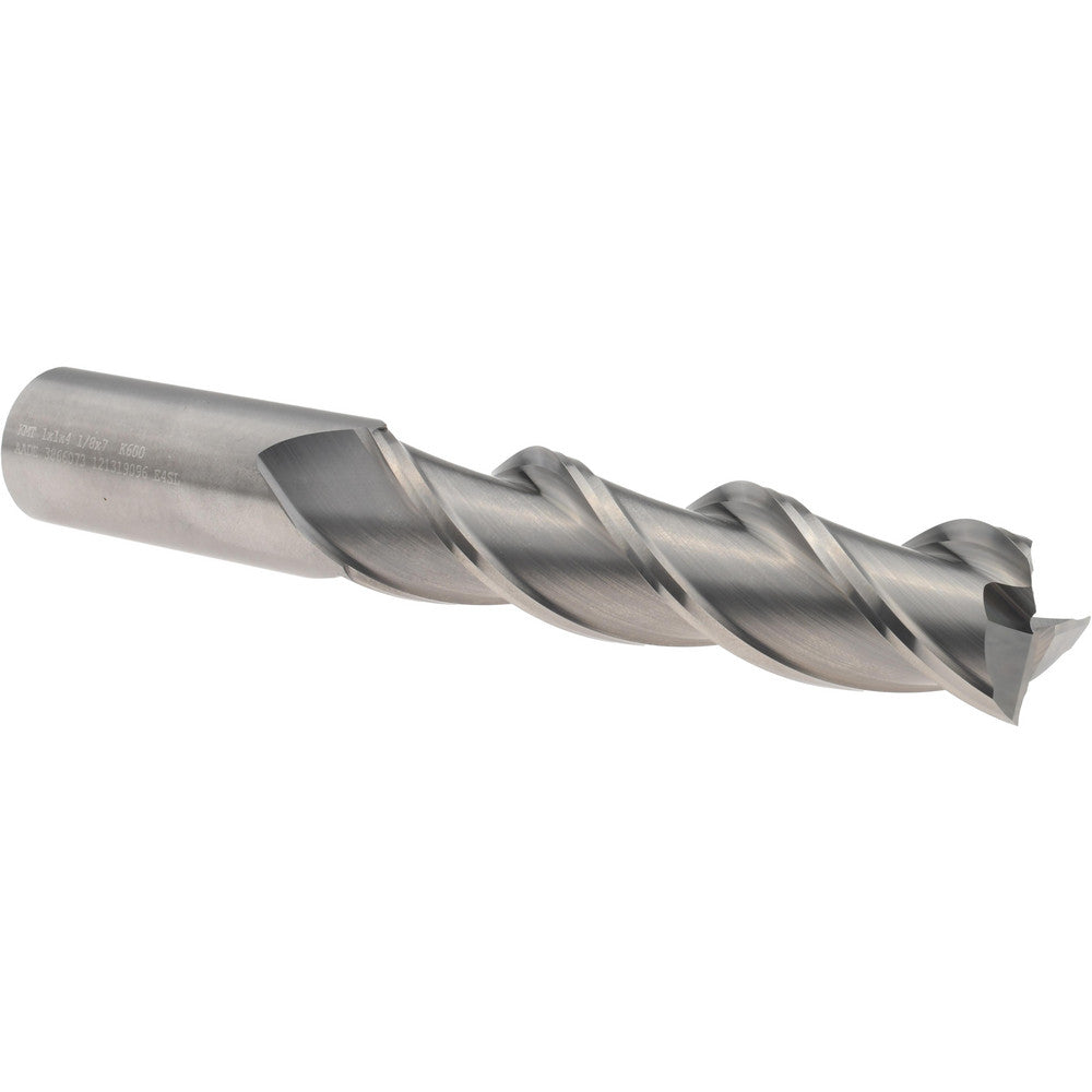 Kennametal 3866073 Square End Mill 1'' Dia, 4-1/8'' LOC, 1'' Shank Dia, 7'' OAL, 3 Flutes, Solid Carbide