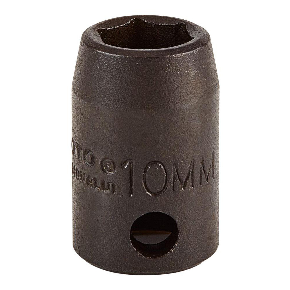 Proto J7210M Impact Socket 3/8" Drive, 10mm Socket, Hex Drive