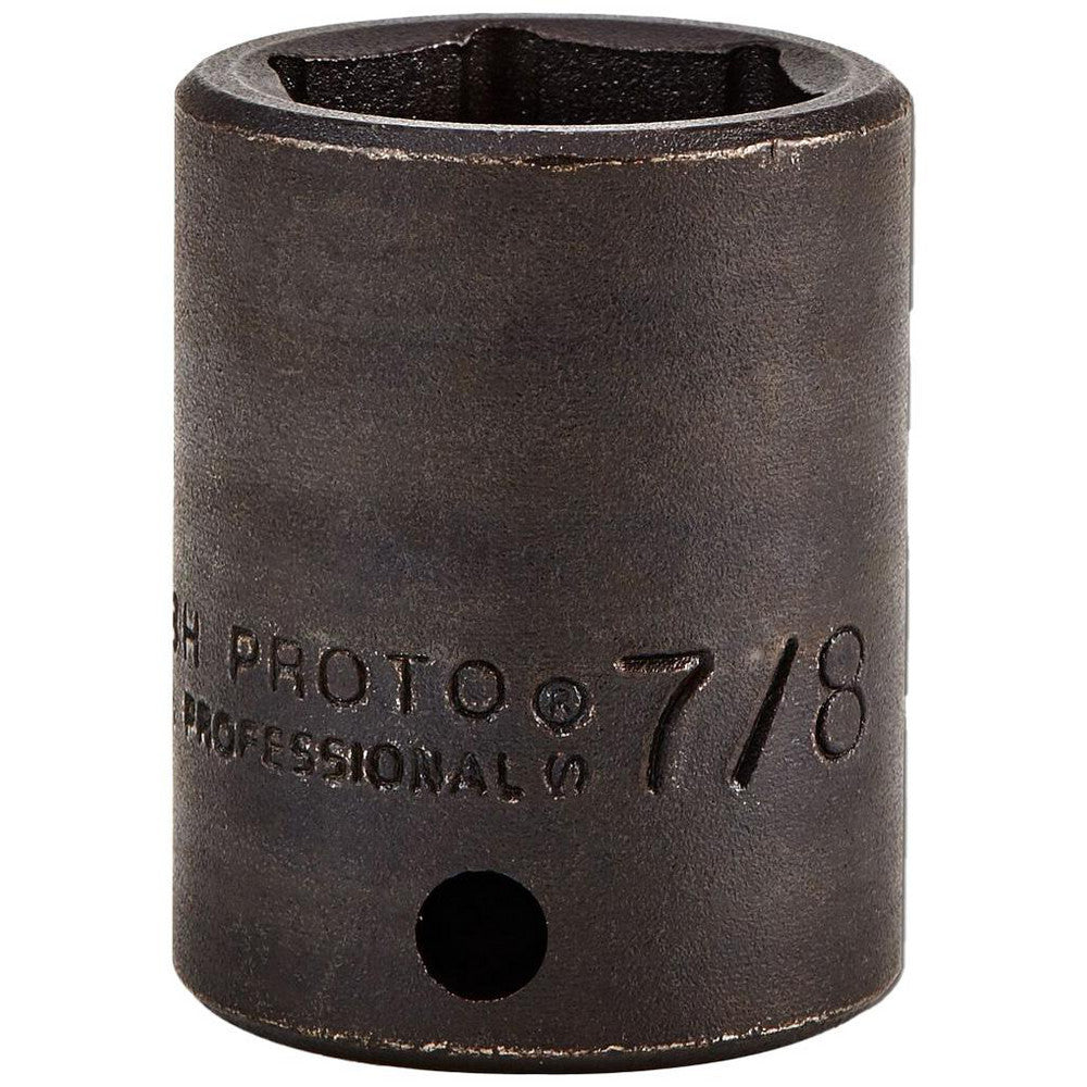 Proto J7428H Impact Socket 1/2" Drive, 7/8" Socket, Hex Drive