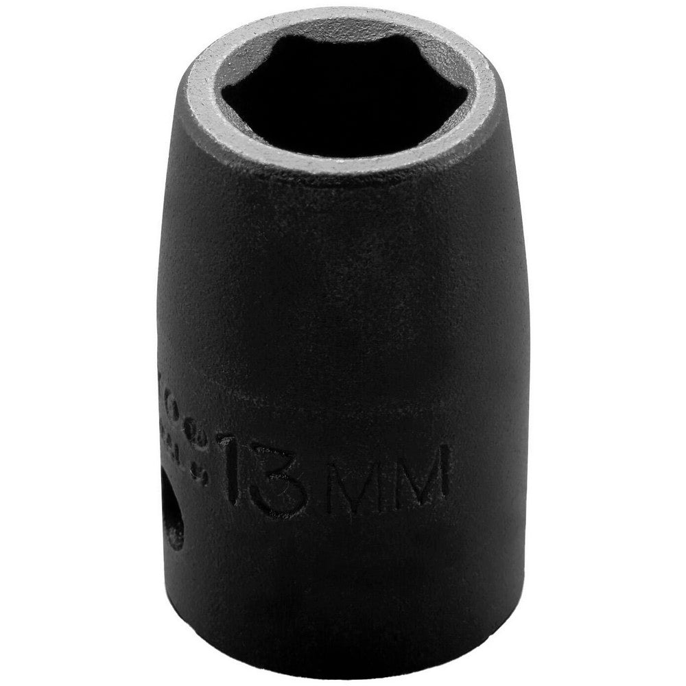 Proto J7413M Impact Socket 1/2" Drive, 13mm Socket, Hex Drive