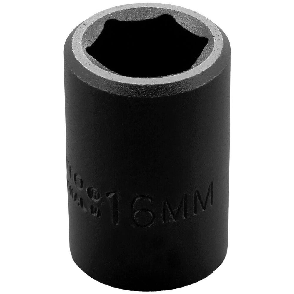 Proto J7416M Impact Socket 1/2" Drive, 16mm Socket, Hex Drive