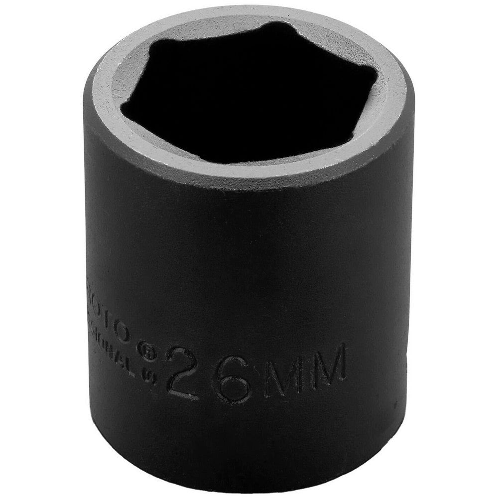 Proto J7426M Impact Socket 1/2" Drive, 26mm Socket, Hex Drive