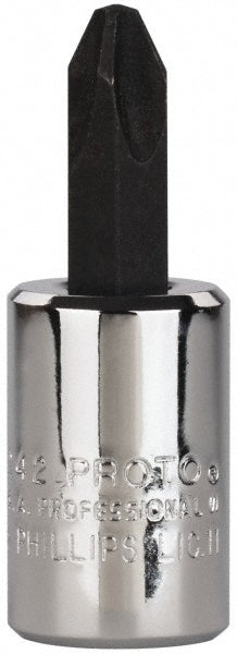 Proto J5242 Screwdriver & Drag Link Sockets Socket Type Phillips Screwdriver Socket Point Size #3