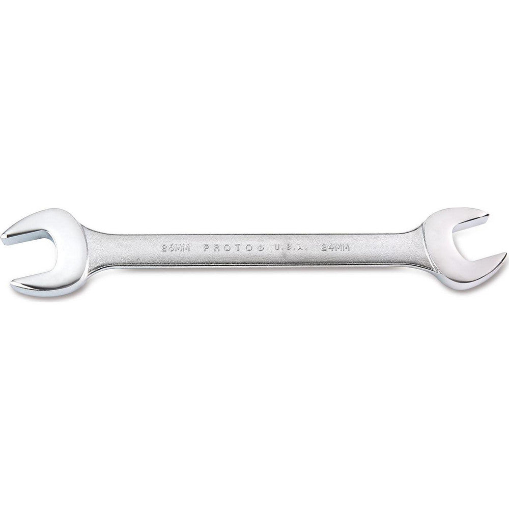 Proto J32426 Open End Wrench Double End Head, 24 mm x 26 mm, Double Ended