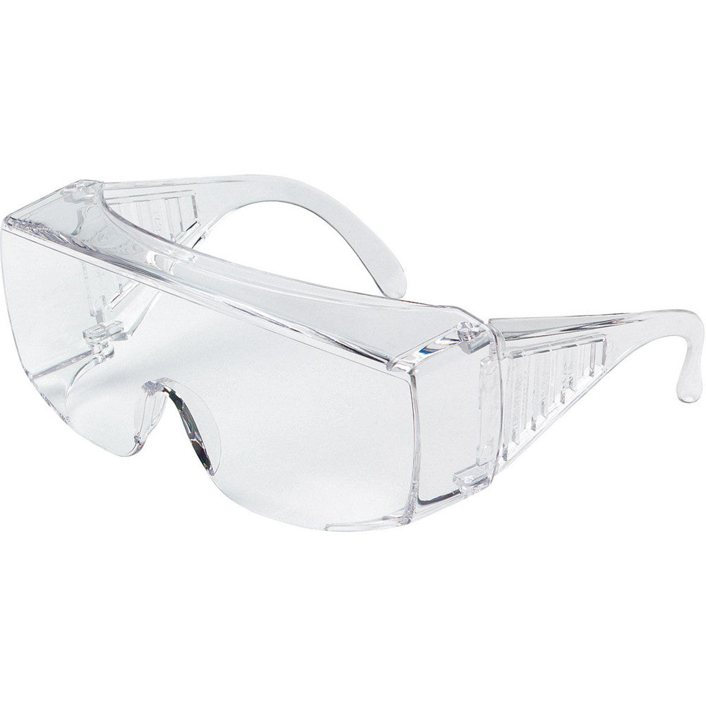 MCR Safety 9800XL Safety Glasses Uncoated, Polycarbonate, Clear Lenses, Full-Framed