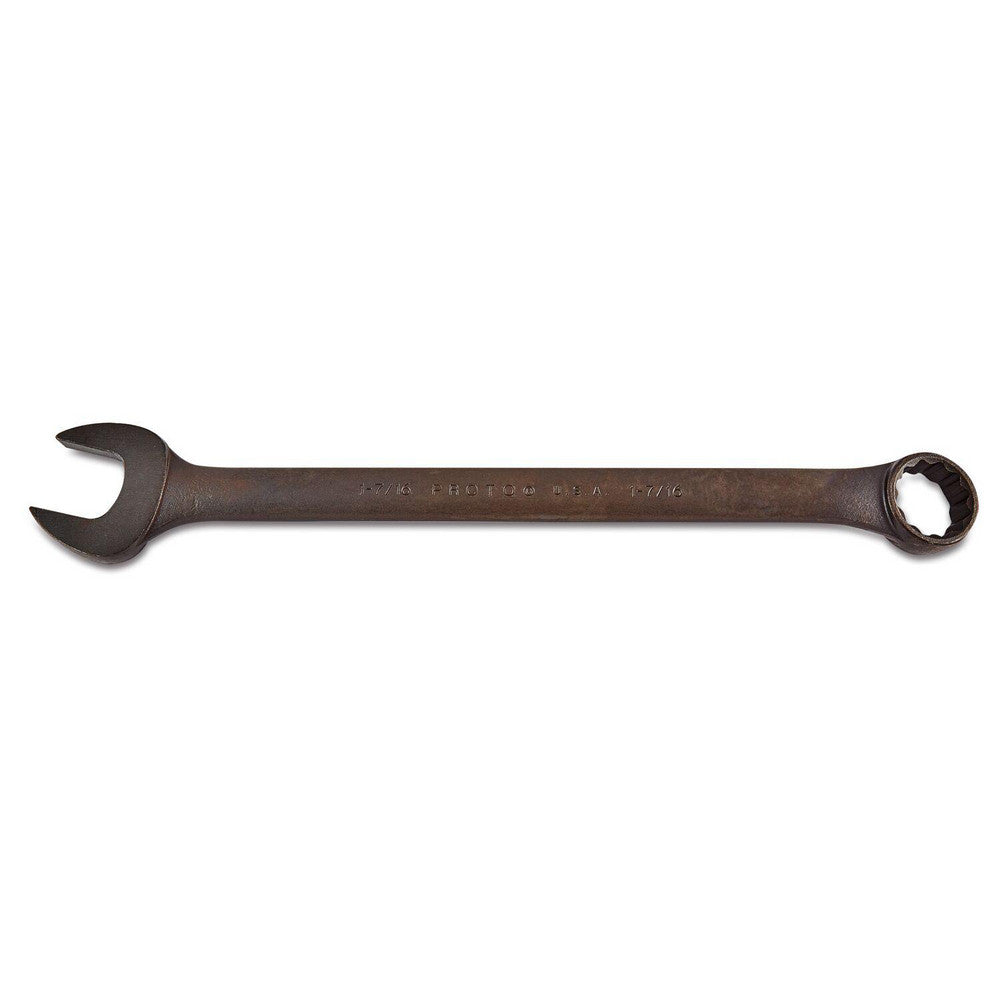 Proto J1246B Combination Wrench 1-7/16" Head Size, 15 deg Offset