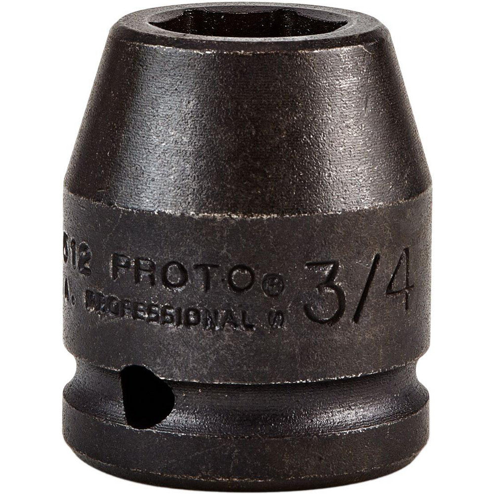 Proto J07512 Impact Socket 3/4" Drive, 3/4" Socket, Hex Drive