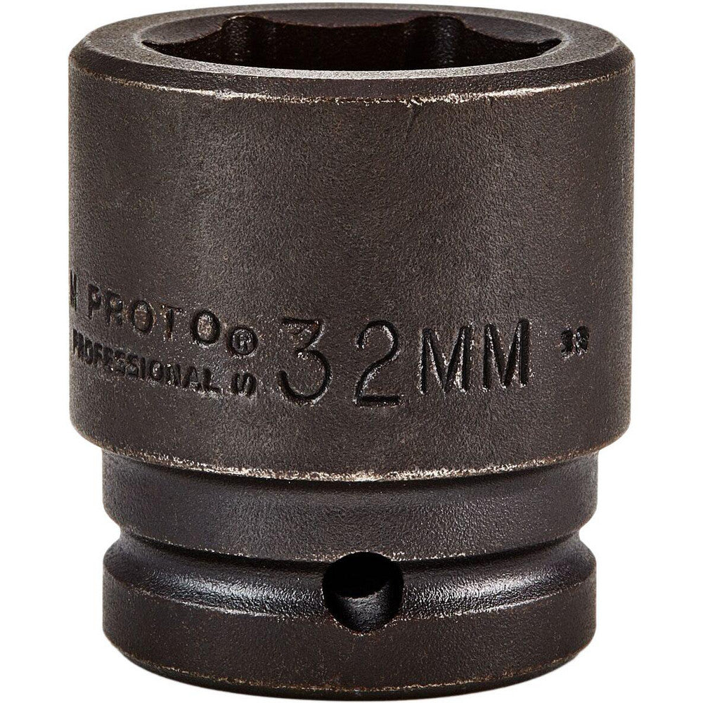 Proto J07532M Impact Socket 3/4" Drive, 32mm Socket, Hex Drive