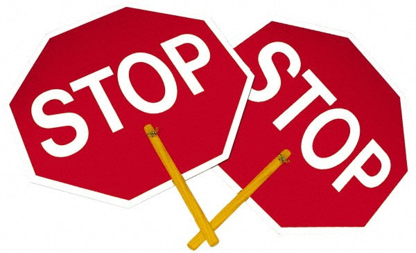 AccuformNMC PS2 Yield Sign Octagon, "Stop"