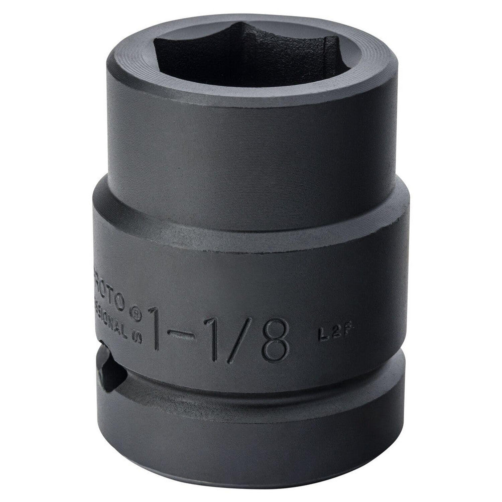 Proto J10018 Impact Socket 1" Drive, 1-1/8" Socket, Hex Drive
