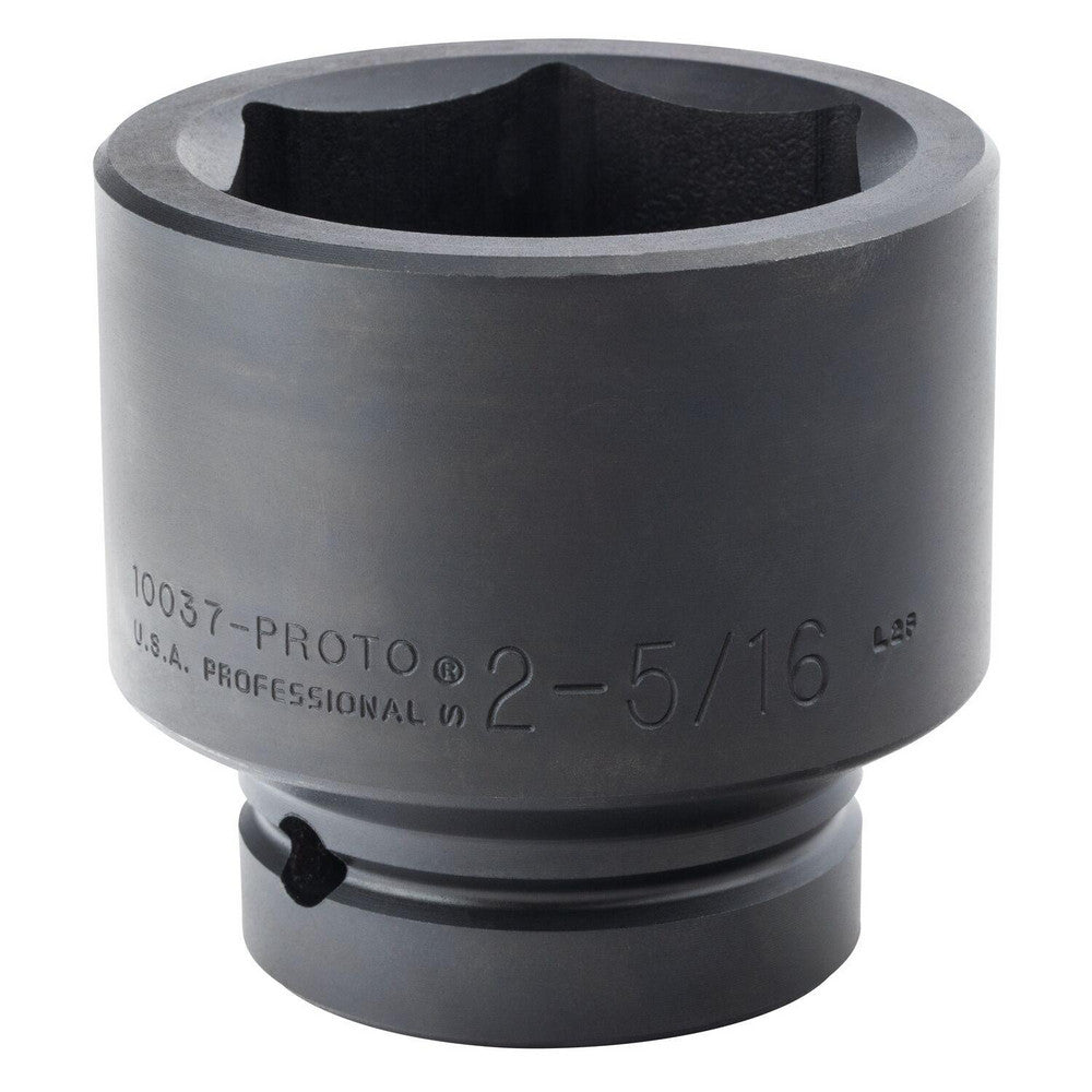 Proto J10037 Impact Socket 1" Drive, 2-5/16" Socket, Hex Drive