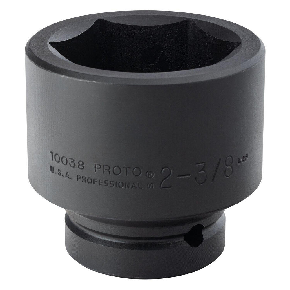 Proto J10038 Impact Socket 1" Drive, 2-3/8" Socket, Hex Drive