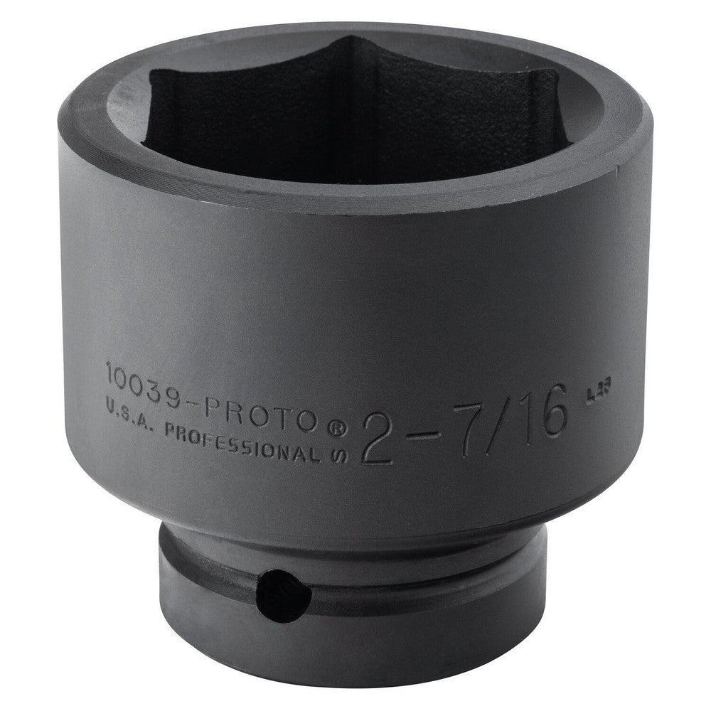 Proto J10039 Impact Socket 1" Drive, 2-7/16" Socket, Hex Drive