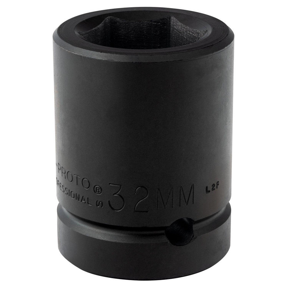 Proto J10032M Impact Socket 1" Drive, 32mm Socket, Hex Drive