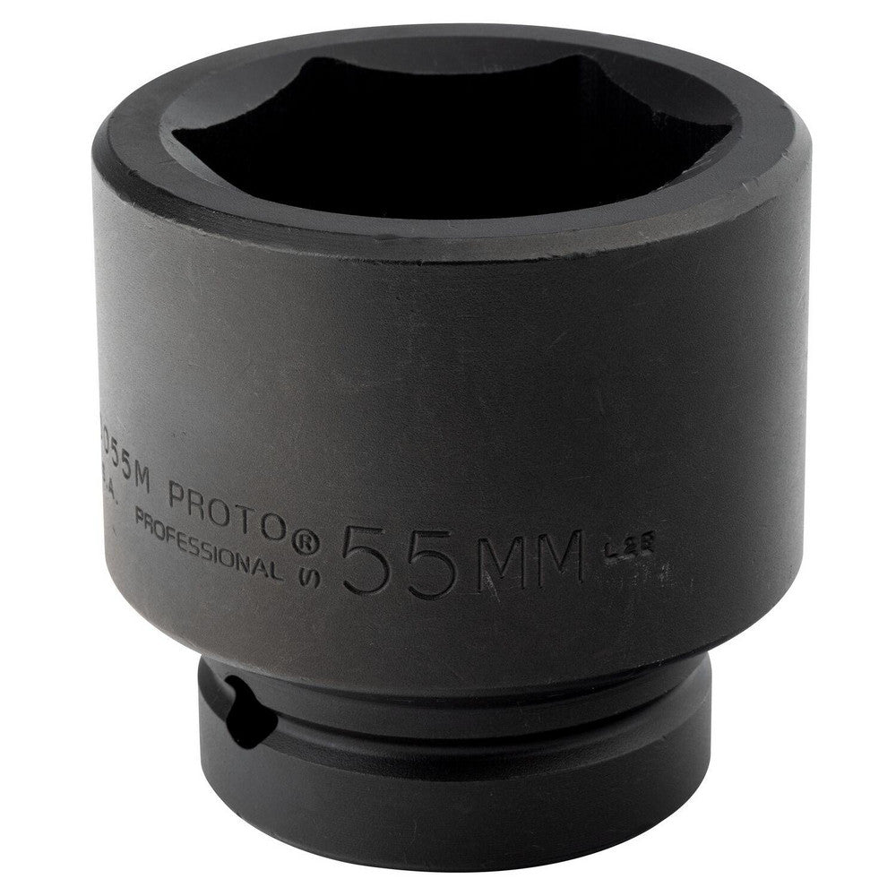 Proto J10055M Impact Socket 1" Drive, 55mm Socket, Hex Drive