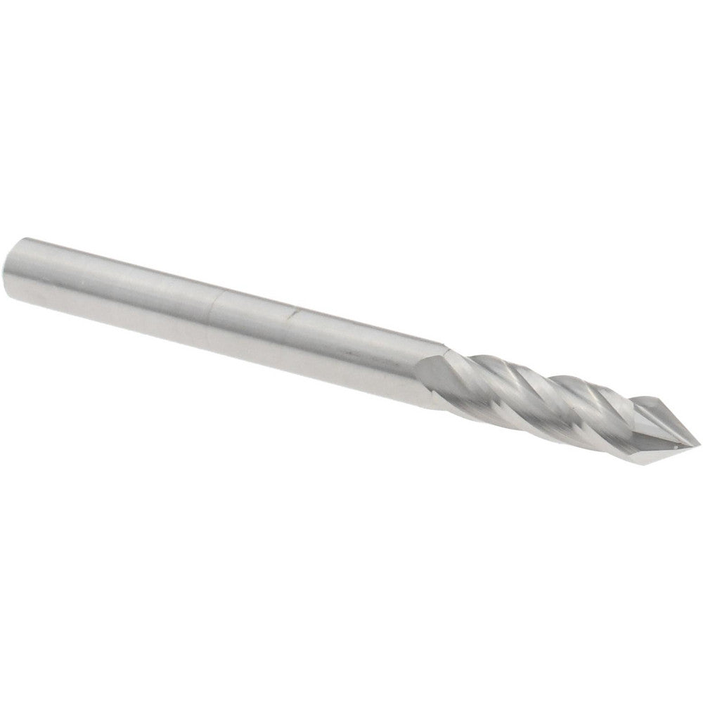 Harvey Tool 15408 Drill Mill 1/8" Dia, 1/2" LOC, 4 Flutes, 60 ° Point, Solid Carbide