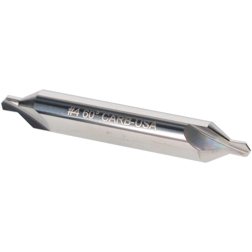 Atrax 300-001006 Combo Drill & Countersink #4, 5/16" Body Dia, 118°, Solid Carbide