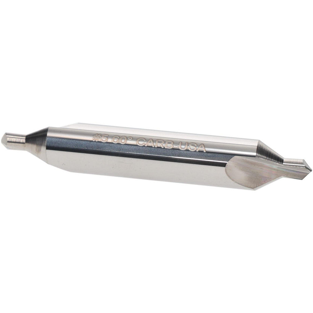 Atrax 300-001007 Combo Drill & Countersink #5, 7/16" Body Dia, 118°, Solid Carbide