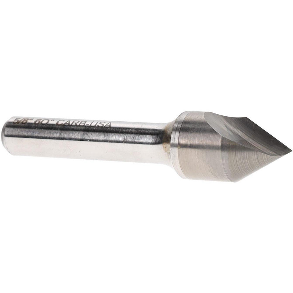Atrax 331-027050A Countersink 5/8" Head Dia, 60.00 deg Included Angle, 1 Flute, Solid Carbide, Right Hand Cut