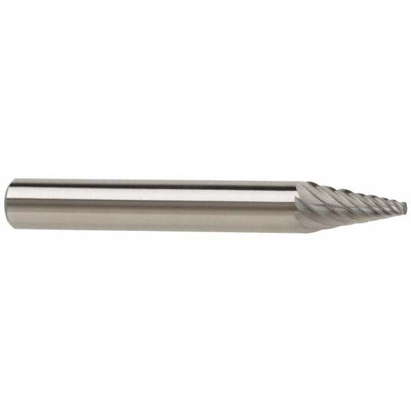 Kyocera SGS Precision Tools 15528 Abrasive Burr SM-2, 1/4" Cut Dia, Cone, Double Cut