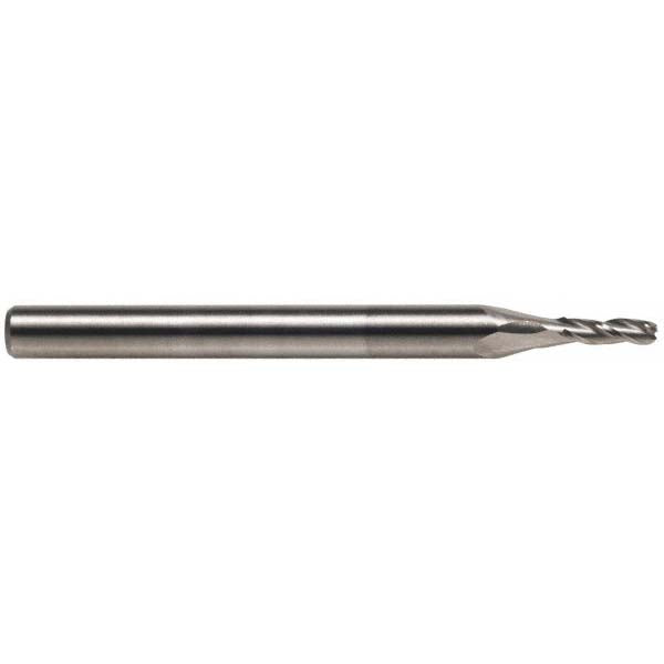 Hertel E599924741 Ball End Mill 5/8" Dia, 1-1/4" LOC, 3 Flute, Solid Carbide