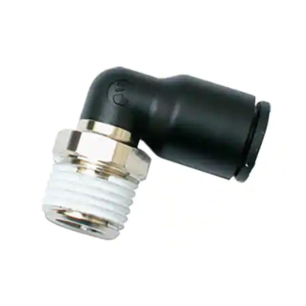 Legris 3109 10 22 Push-To-Connect Tube to Male & Tube to Male NPT Tube Fitting Male Elbow, 1/2" Thread