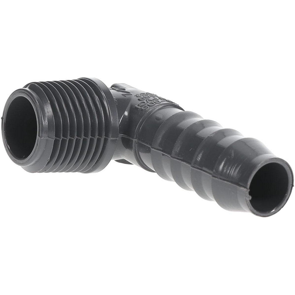 Value Collection 1413-005 Barbed Tube Elbow 1/2" Barbs, 1/2" MIPT