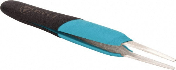 Erem E2ASA Ergonomic Tweezer 2A-SA, Flat & Round Precision, Round Tip, 5-1/2" OAL
