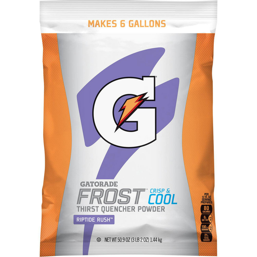 Gatorade 33672 Activity Drink 51 oz, Packet, Riptide Rush, Powder, Yields 6 gal