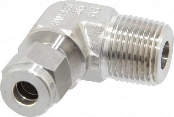 Ham-Let 3002181 Compression Tube Male Elbow 3/8" Thread, Compression x MNPT