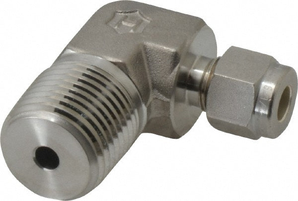 Ham-Let 3002182 Compression Tube Male Elbow 1/2" Thread, Compression x MNPT