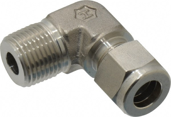 Ham-Let 3002189 Compression Tube Male Elbow 3/8" Thread, Compression x MNPT