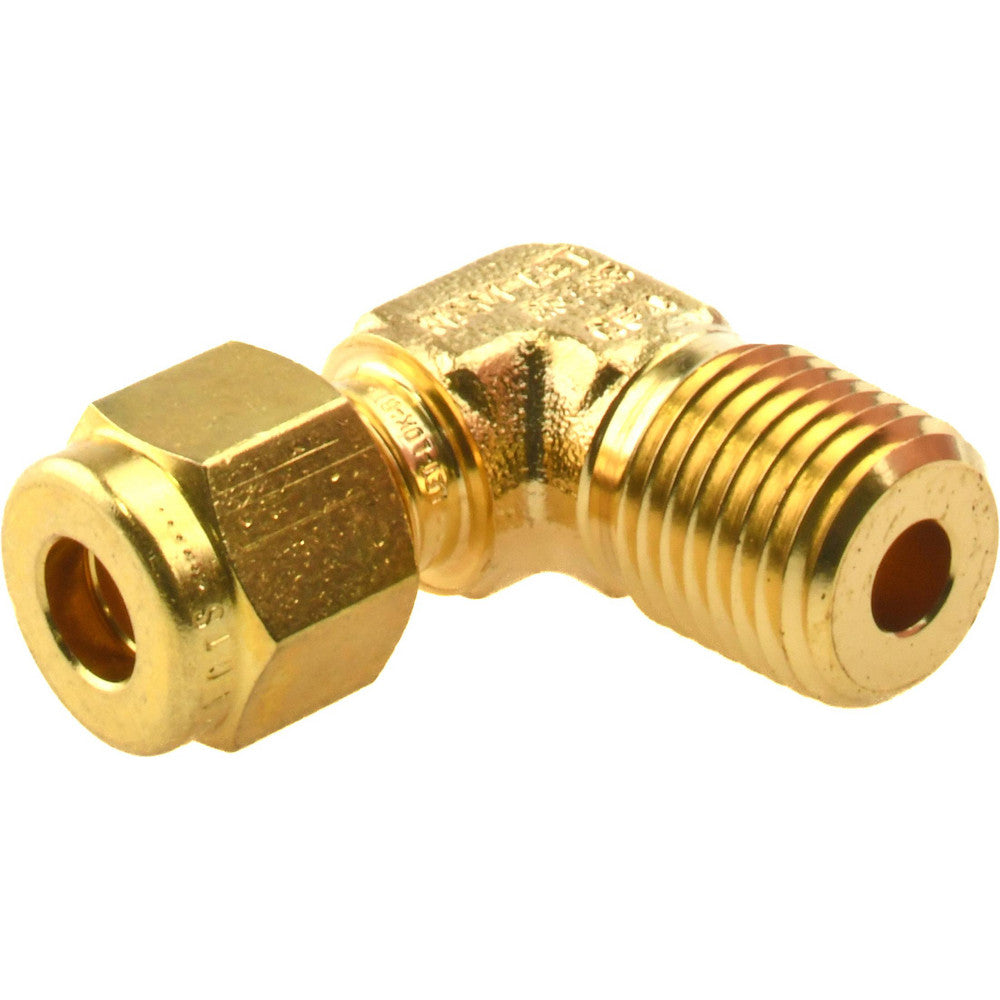 Ham-Let 3102294 Compression Tube Male Elbow 1/4" Thread, Compression x MNPT