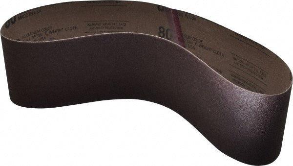 Tru-Maxx 7275 Abrasive Belt 4" Wide, 36" Long, 80 Grit, Aluminum Oxide