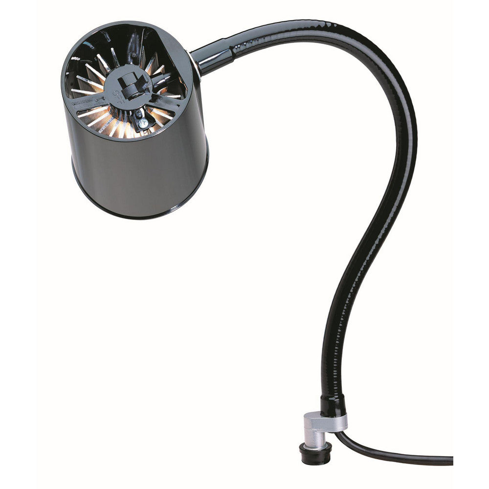 Moffatt Products Inc. 95040 Task Light Halogen, 18" Reach, Gooseneck Arm, Coupler, Black