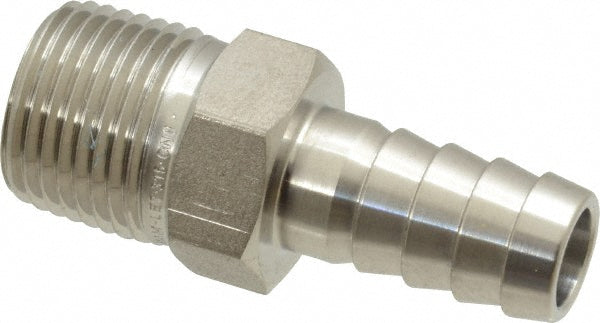 Ham-Let 3001304 Pipe Hose Connector 3/8" Fitting, 316 Stainless Steel
