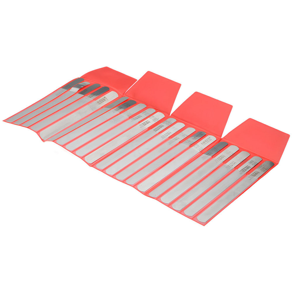 SPI 91-343-4 20 Piece, 0.001 to 0.025" Thick, Parallel Feeler Gage Set
