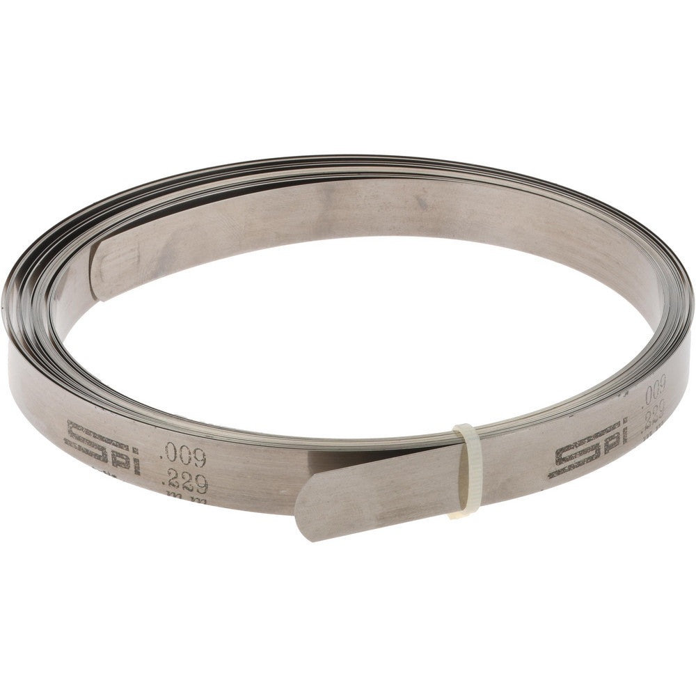 SPI 91-426-7 Feeler Stock Roll 0.009" Thick, 1/2" Wide, 25' Long, High Carbon Steel