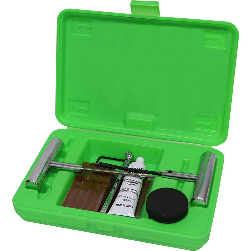 Grip-On 52113 Tire Repair Kits Kit Type Plug Patch Container Type Toolbox Material Metal Plastic Minimum Temperature -20C Maximum Temperature 100C Application Tire Repair