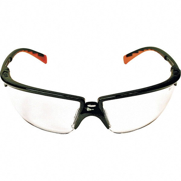3M 7000127535 Safety Glass Anti-Fog & Scratch-Resistant, Polycarbonate, Clear Lenses, Half-Framed, UV Protection
