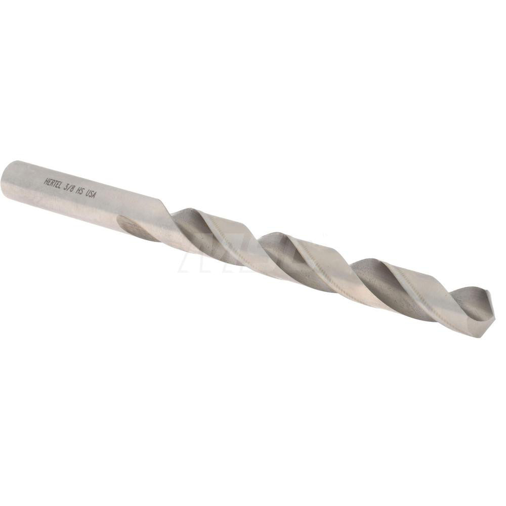 Hertel 85703551 Jobber Length Drill Bit 3/8" Dia, 118 °, High Speed Steel