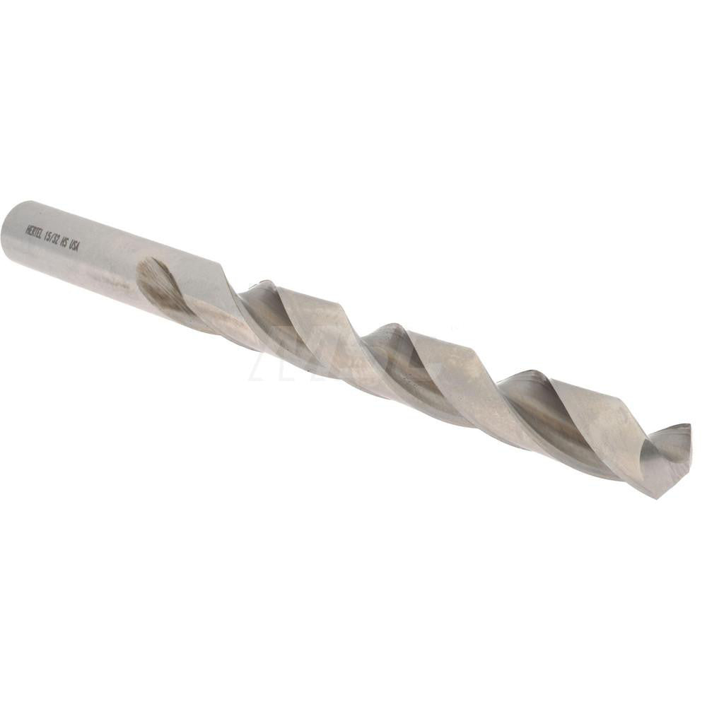 Hertel 85703619 Jobber Length Drill Bit 15/32" Dia, 118 °, High Speed Steel